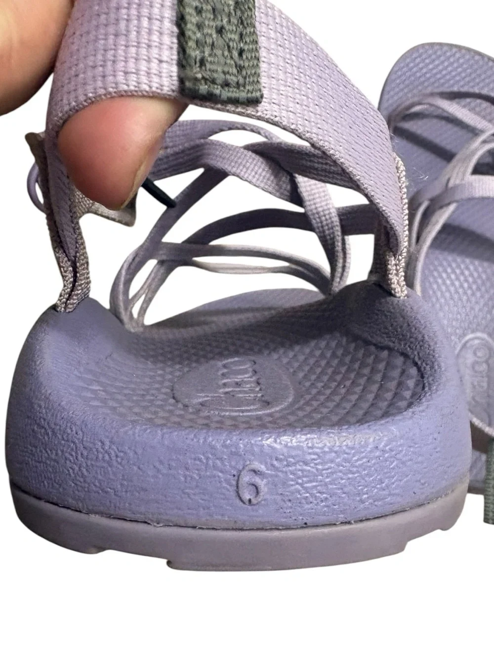 CHACO Z/1 Classic Monochrome Sandals in Lavender Frost Size 6